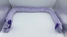 Load image into Gallery viewer, A very long pony like a scarf. The flank has a purple star and blue aurora on it. Hair is purple with blue streak. Eye is purple.