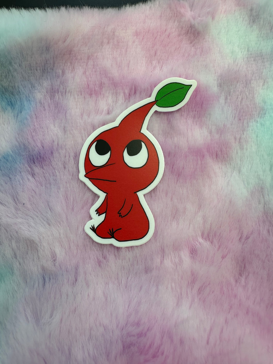 Red Tiny Helper Sticker