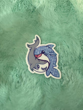 Load image into Gallery viewer, Double Shark Love Sticker
