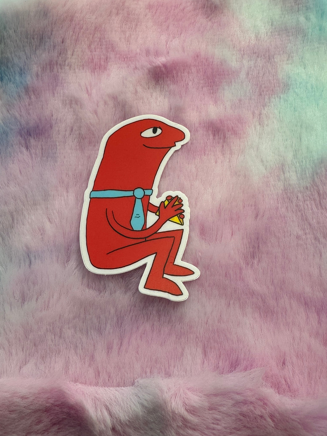 Happy Cheese Grip Alan Sticker