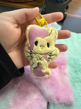 Load image into Gallery viewer, Quiet Rabbit Owner Keychain
