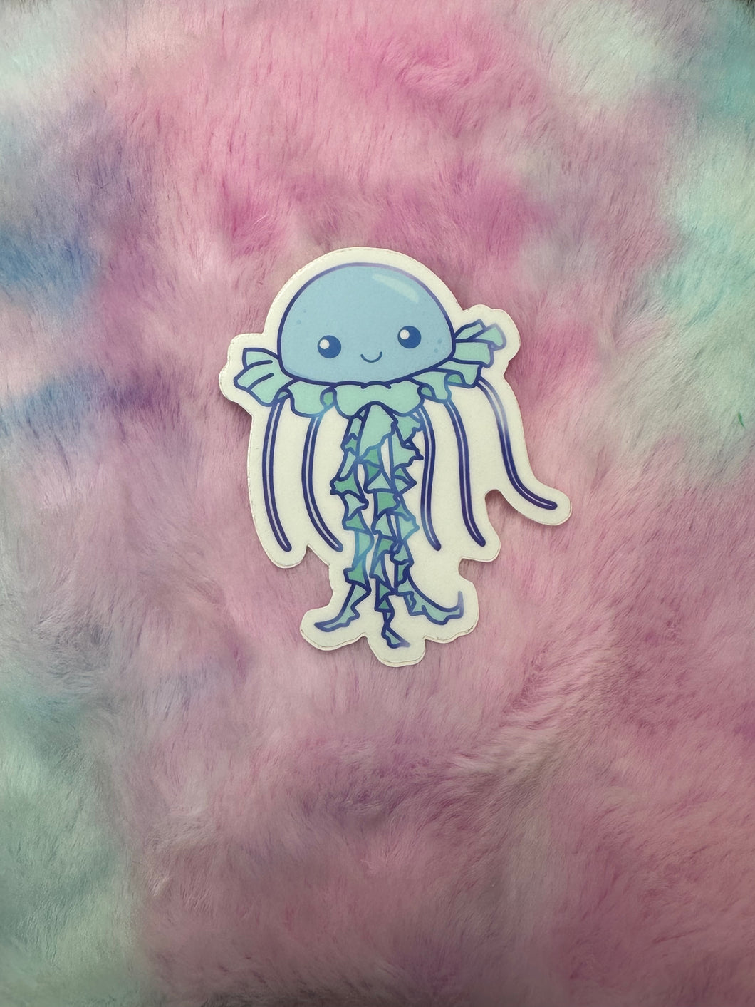 Blue Jellyfish Sticker