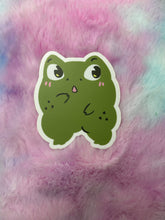 Load image into Gallery viewer, Surprised Frog Sticker

