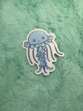 Load image into Gallery viewer, Blue Jellyfish Sticker
