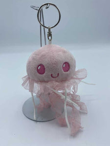 Pink Jellyfish Keychain