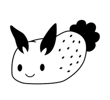 Load image into Gallery viewer, Sea Bunny Sticker
