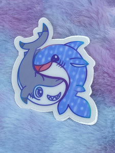 Yinyang Sharks Sticker